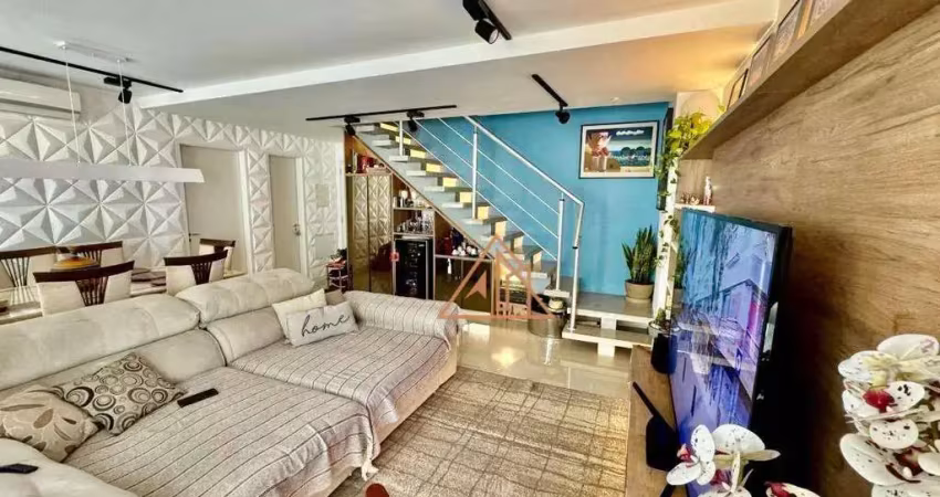 Apartamento duplex com 2 dormitórios à venda, 112 m² por r$ 1.100.000,00 - barra olímpica - rio de janeiro/rj