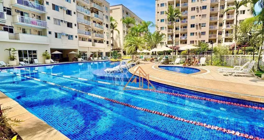 Apartamento com 2 dormitórios à venda, 60 m² por r$ 300.000,00 - pechincha - rio de janeiro/rj