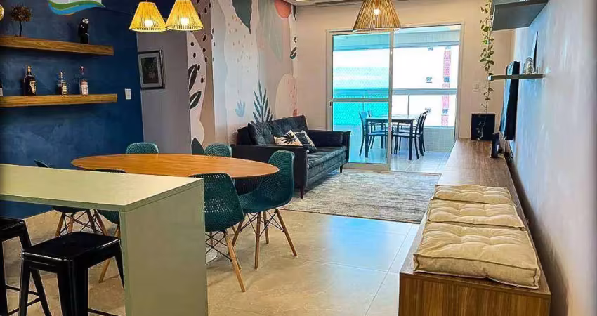 Apartamento com 2 dormitórios para alugar, 89 m² por r$ 3.500,00/mês - vila são paulo - mongaguá/sp