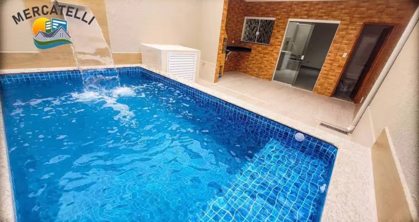 Casa com 2 dormitórios à venda, 118 m² por r$ 450.000 - balneário santa eugênia - mongaguá/sp