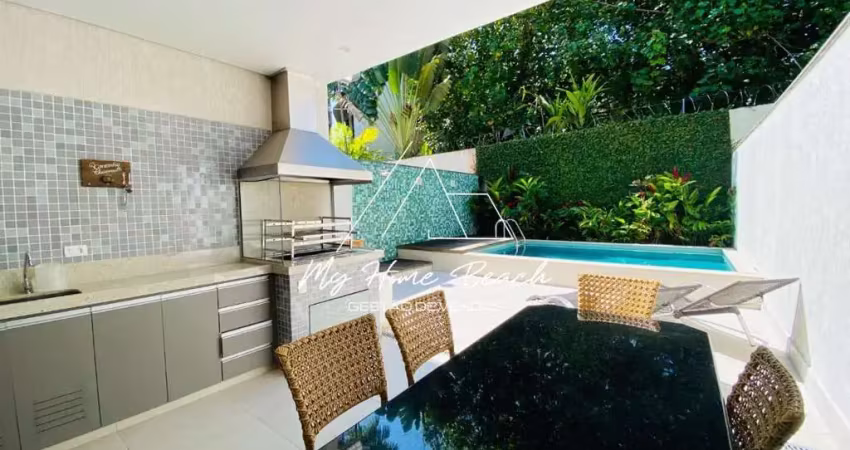 Linda casa dentro de condomínio para venda na praia de juquehy!