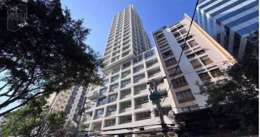 Apartamento com 1 dormitório à venda, 21 m² por r$ 450.000,00 - pinheiros - são paulo/sp