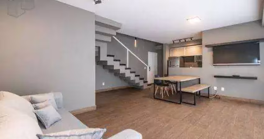 Apartamento duplex com 1 dormitório à venda, 89 m² por r$ 1.780.000,00 - brooklin - são paulo/sp