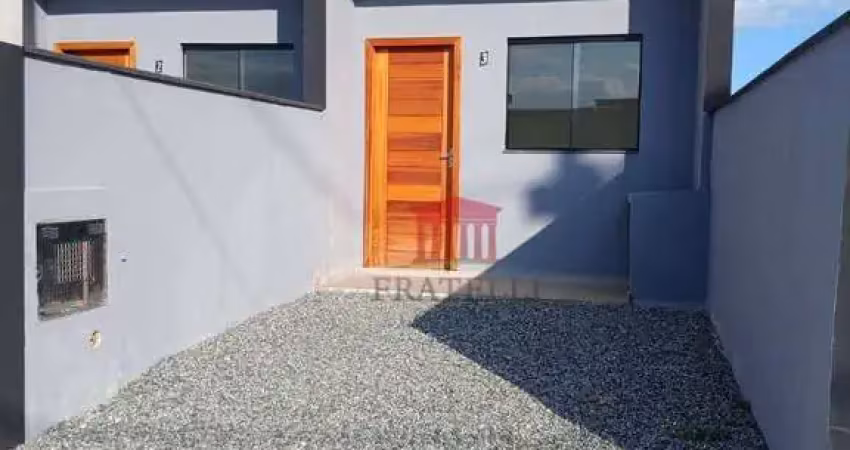 Casa com 2 dormitórios à venda, 48 m² por r$ 220.000,00 - volta redonda - araquari/sc