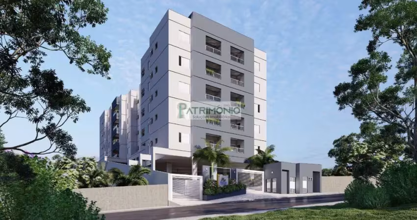 Apartamento à venda em jaguariúna-sp, no edifício residencial ibiza: 2 quartos, sala, banheiro, 2 vagas - 75,56 m².