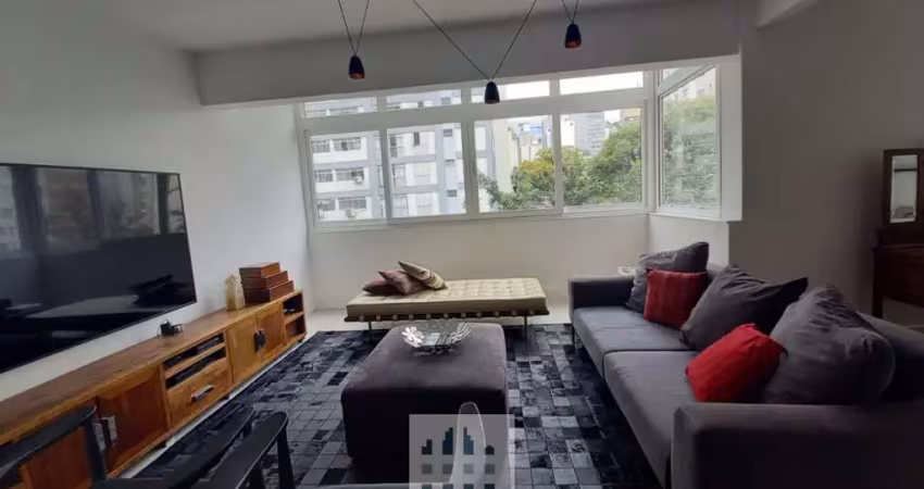 Apartamento de luxo para locação no coração do jardim paulista: 2 quartos, 2 suítes, 2 salas, 3 banheiros, 1 vaga, 105m².