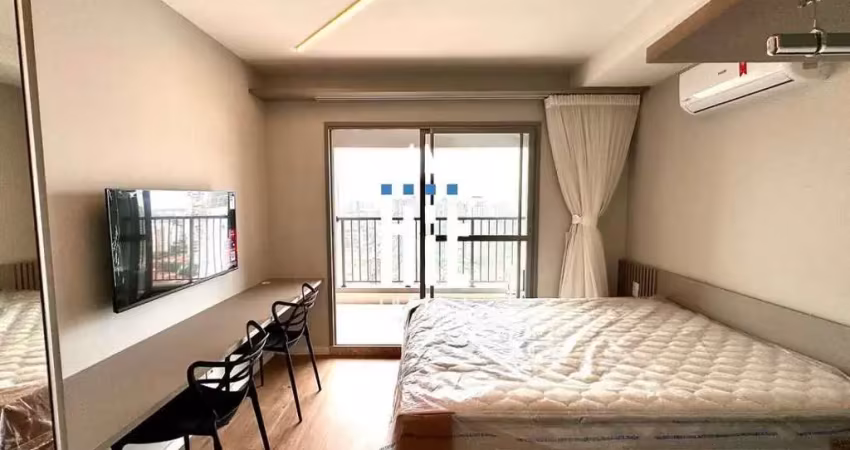 Studio mobiliado na vila mariana, são paulo-sp: 1 quarto, 1 suíte, 25m². condomínio completo e próximo ao metrô ana rosa.