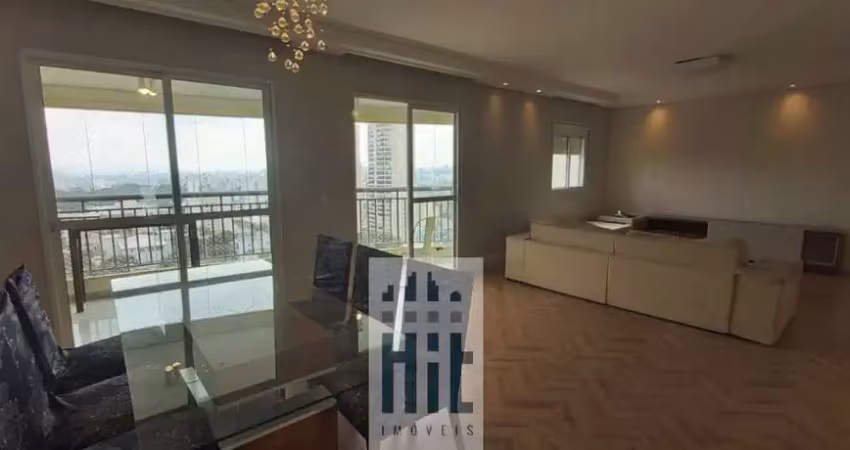 Apartamento de alto padrão para locação no ipiranga, são paulo-sp: 3 quartos, 2 suítes, 2 salas, 3 banheiros, 2 vagas de garagem, 133,00 m²