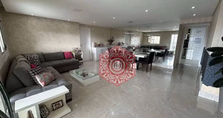 Apartamento com 3 dormitórios para alugar, 134 m² por r$ 8.000,00/mês - macedo - guarulhos/sp