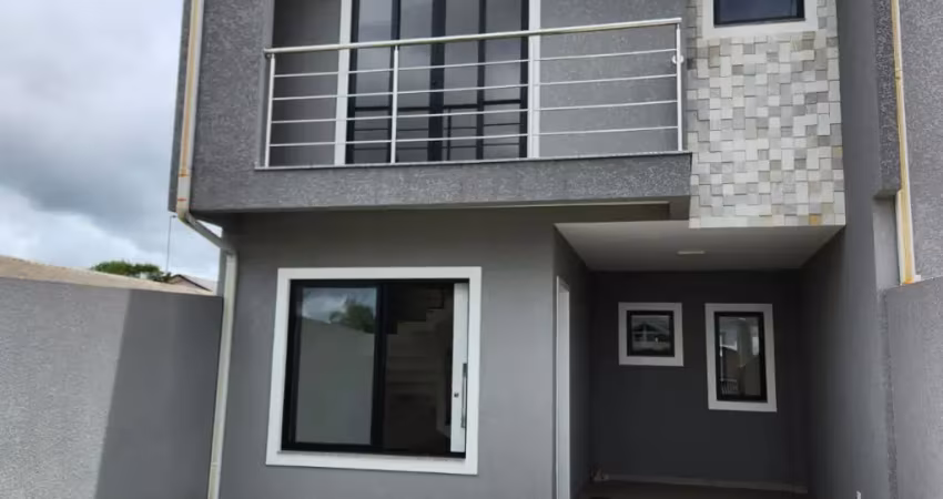 Excelente e novíssimo sobrado no bairro estação em araucária