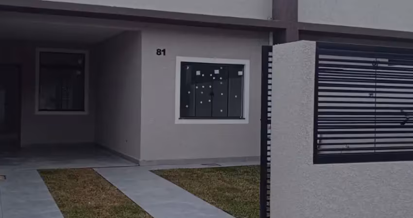 Oportunidade! linda casa novíssima no bairro tindiquera em araucária