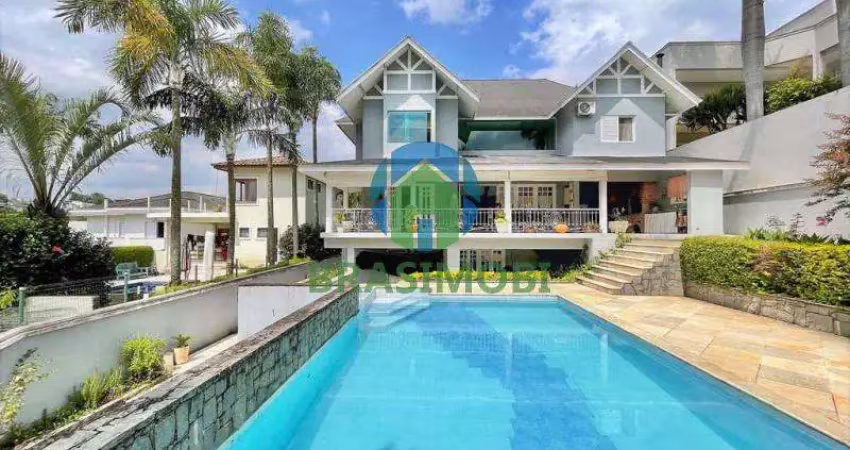 Cond são paulo ii - casa linda, 4 suítes, piscina, gourmet.