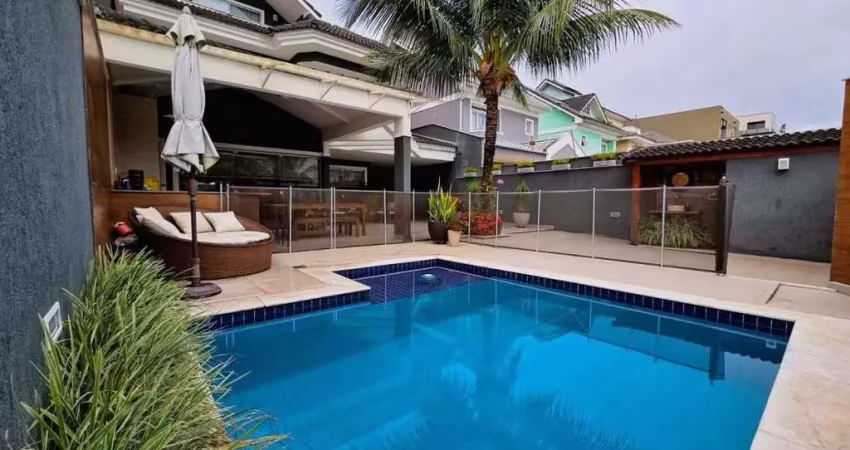 Sand lake residencial | casa triplex 4 suítes 273 m² no recreio