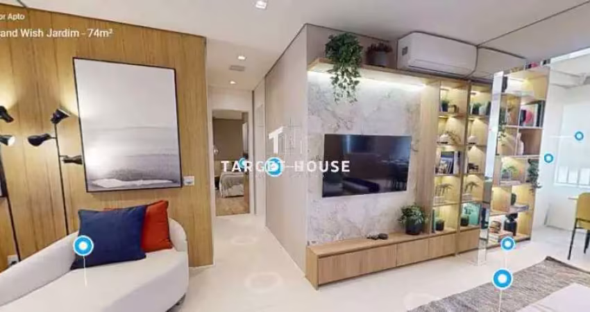 Apartamento à venda em santo andré, jardim, com 2 quartos, 74m²