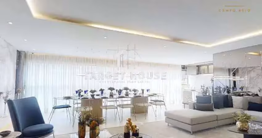 Apartamento de luxo à venda em são paulo, campo belo, com 4 quartos, 166m²