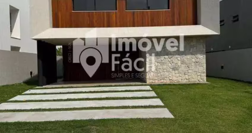 Casa com 4 dormitórios à venda, 280 m² por r$ 1.850.000,00 - alphaville litoral norte 2 - camaçari/ba