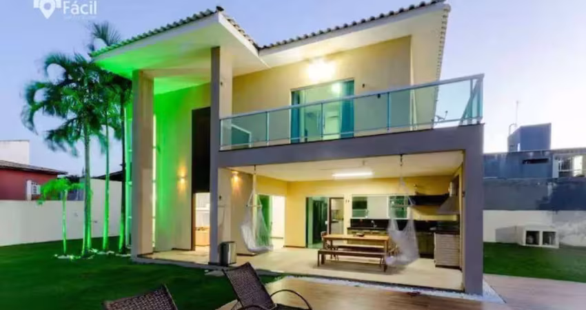 Em aldeias do jacuípe, temos uma casa encantadora com 4 quartos, sendo 3 suítes