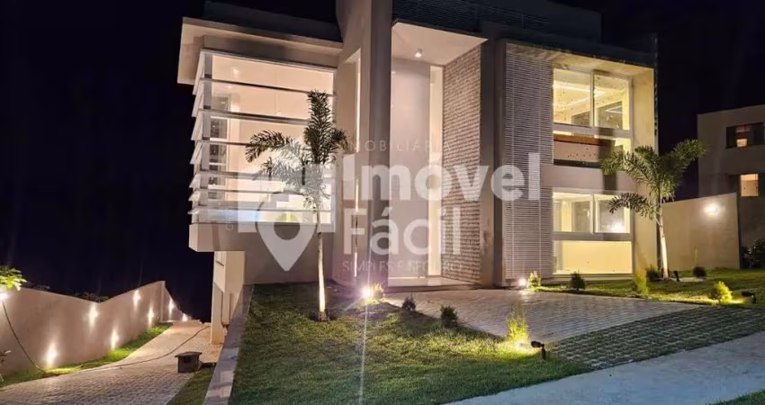 Casa com 7 dormitórios à venda, 480 m² por r$ 2.970.000,00 - alphaville litoral norte 3 - camaçari/ba