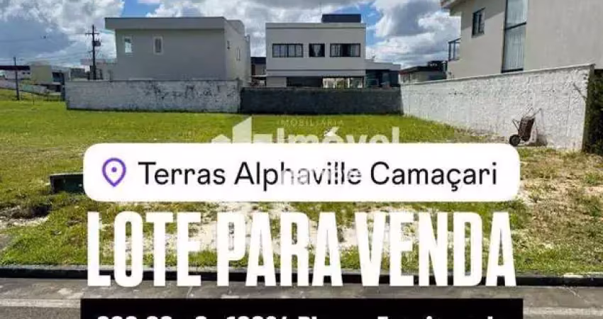 Terreno à venda, 286 m² por r$ 290.000 - terras alphaville - camaçari/ba