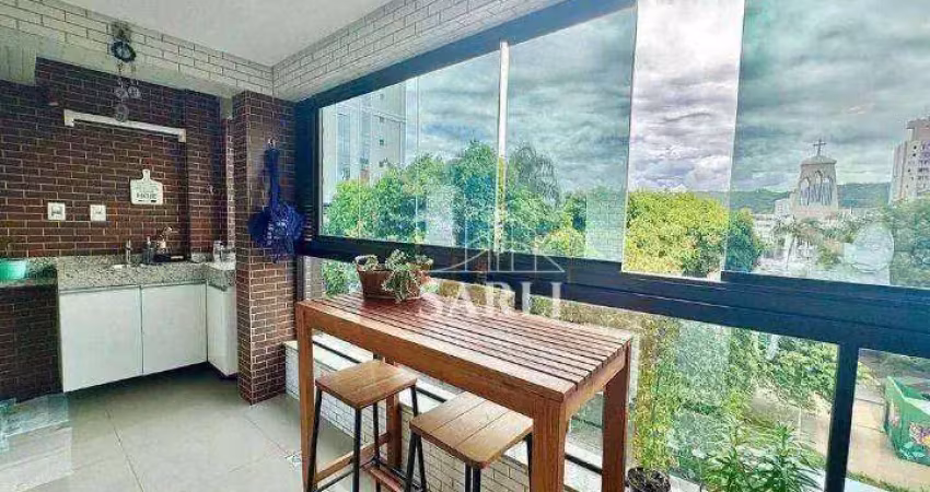 Apartamento com 3 dormitórios à venda, 118 m² por r$ 1.300.000 - kobrasol - são josé/sc