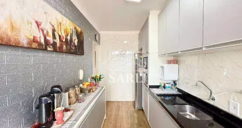 Apartamento com 3 dormitórios à venda, 76 m² por r$ 595.000,00 - barreiros - são josé/sc