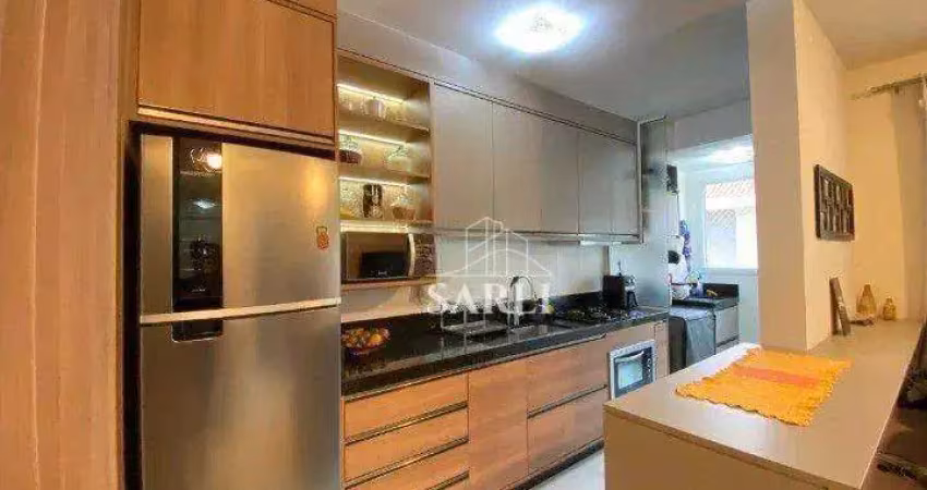 Apartamento com 3 dormitórios à venda, 75 m² por r$ 630.000,00 - centro - são josé/sc