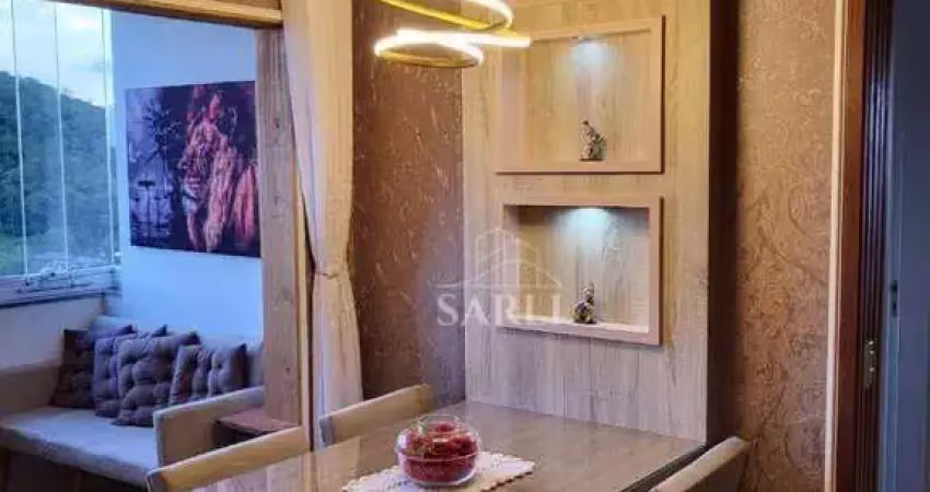 Apartamento com 2 dormitórios à venda, 56 m² por r$ 370.000,00 - potecas - são josé/sc