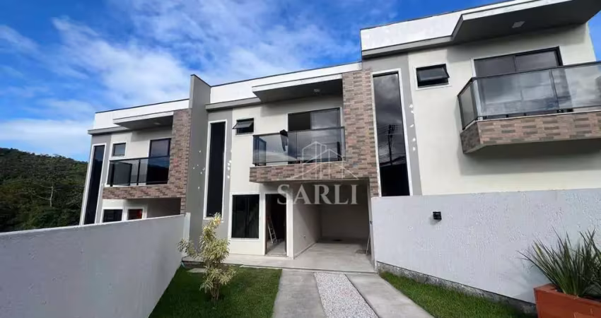 Sobrado com 3 dormitórios à venda, 124 m² por r$ 585.000 - potecas - são josé/sc