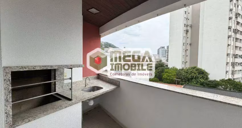 Apartamento lado shopping beira mar, 3 dorm suíte, lazer, floripa