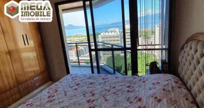 Apto centro, vista mar, 2 dorm, sacada, proximo av rio branco
