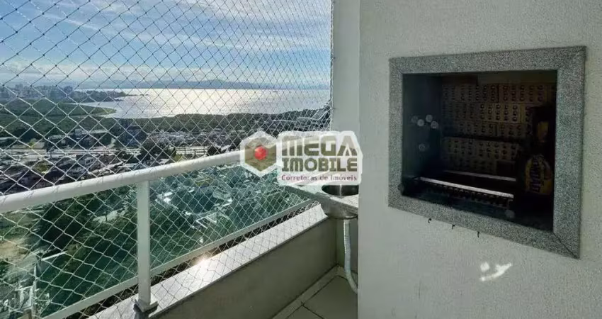 Apto vista mar, itacorubi, 1 dorm, lazer, hobby box