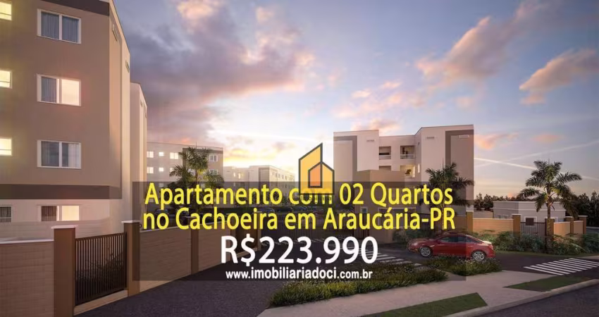 Apartamento com 2 dormitórios à venda, 40 m² por R$ 223.990,00 - Tindiquera - Araucária/PR