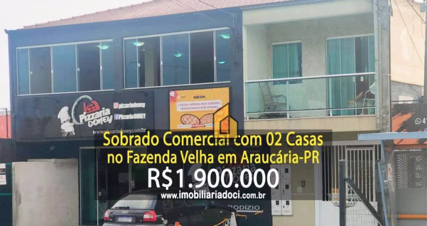 Sobrado com 2 dormitórios à venda, 190 m² por R$ 1.900.000,00 - Fazenda Velha - Araucária/PR