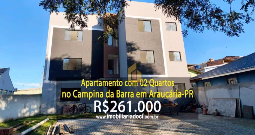 Apartamento com 02 Quartos no Campina da Barra   - A venda por R$261.000,00