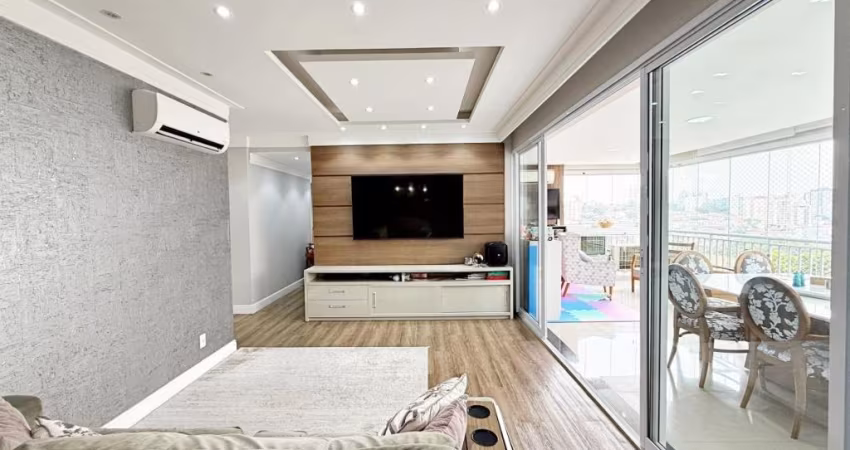 Belíssimo apartamento 100 m² com 3 dormitórios, 2 vagas, Varanda Gourmet, Chácara Inglesa, SP.