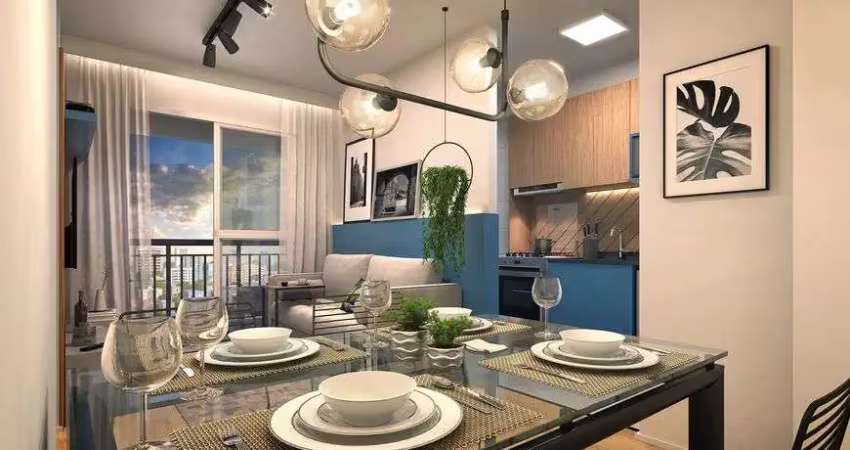 Apartamento pronto no morumbi, 2 dormitórios, vaga e varanda!