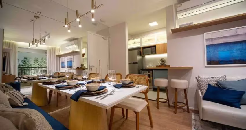 Apartamento pronto na vila andrade, 2 dormitórios com ampla varanda, suíte e vaga!