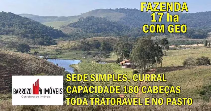 Fazenda para venda em rio bonito, zona rural, 2 dormitórios, 1 banheiro