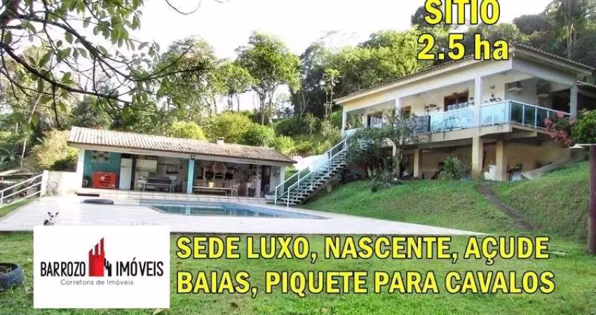 Sítio para venda em cachoeiras de macacu, guapiaçu, 5 dormitórios, 1 suíte, 4 banheiros