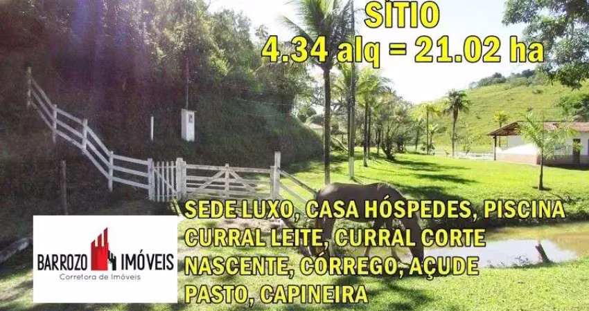 Sítio para venda em cachoeiras de macacu, maraporã, 7 dormitórios, 2 suítes, 5 banheiros