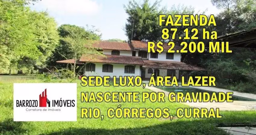 Fazenda para venda em cachoeiras de macacu, maraporã, 3 dormitórios, 3 suítes, 6 banheiros