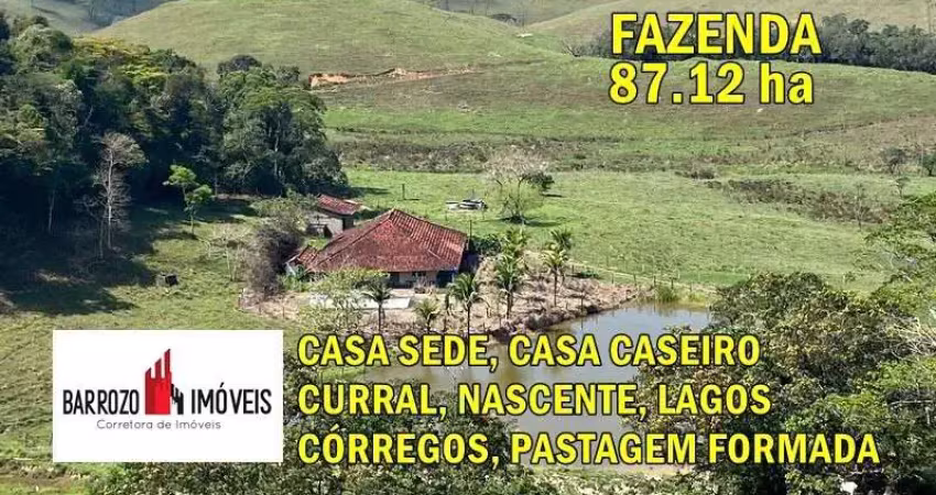 Fazenda para venda em cachoeiras de macacu, maraporã, 2 dormitórios, 1 suíte, 3 banheiros