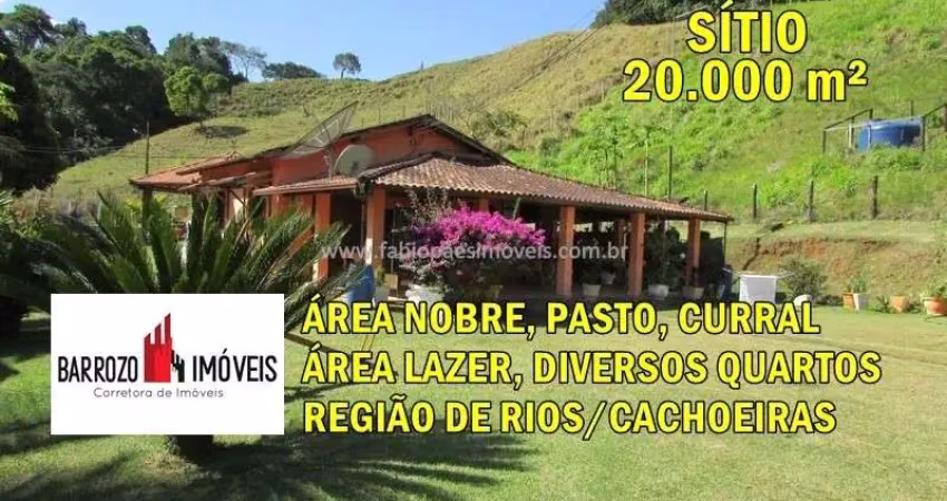 Casa para venda em cachoeiras de macacu, guapiaçu, 7 dormitórios, 3 suítes, 6 banheiros