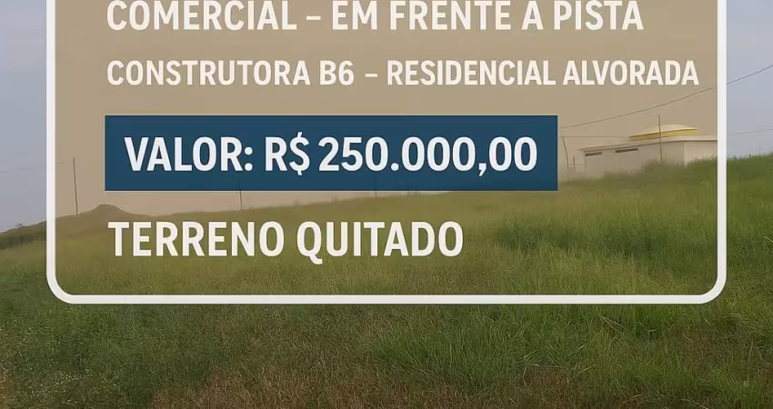 Excelente terreno comercial em boituva, estrada sentido cidade de cerquilho.