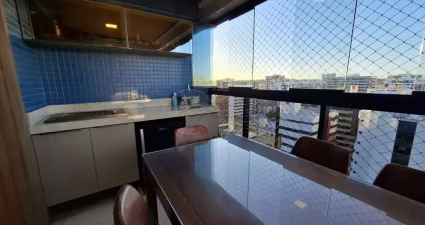 Apartamento 3 suítes - mobiliado - 123m² - andar alto - ponta verde