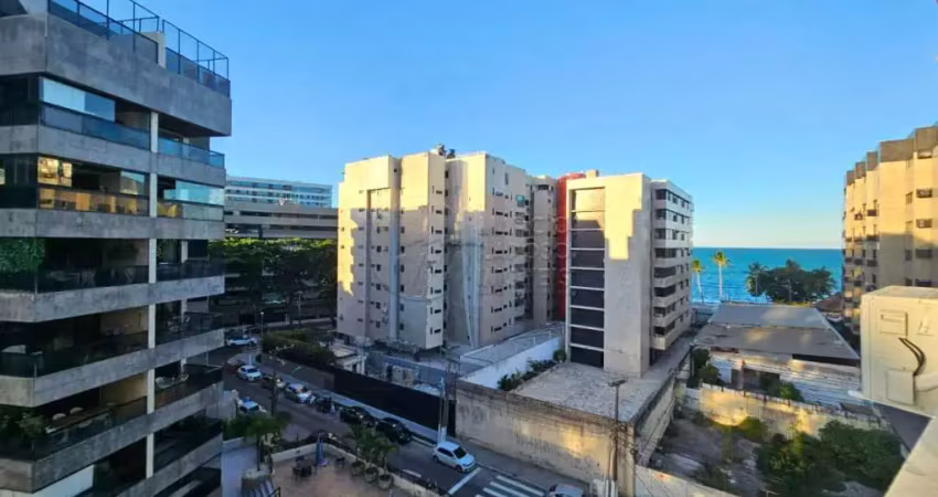 Apartamento 120m² - 3 quartos - varanda - vista mar - ponta verde