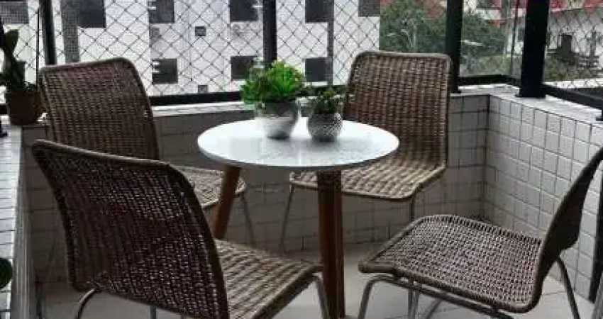 Apartamento mobiliado 88m² - 3 quartos - varanda - jatiuca