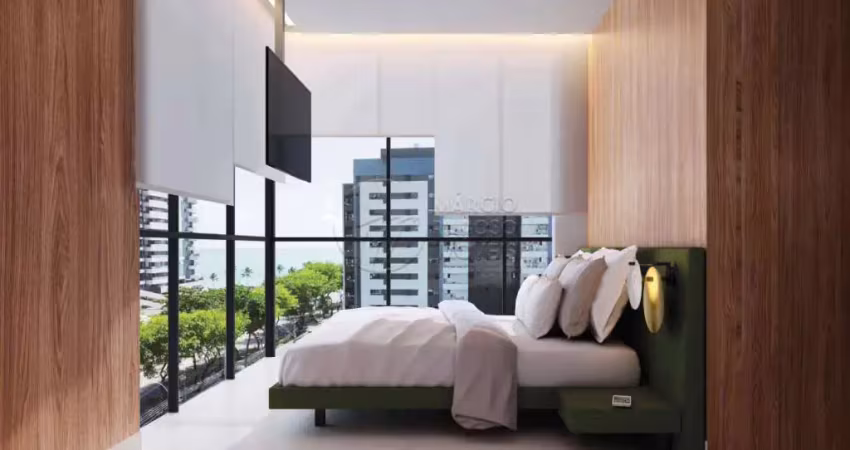 Apartamento 2 quartos - andar alto - 66m² - varanda - edf. lucarini