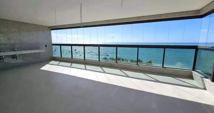 Apartamento beira-mar - 388m² - 4 suítes - andar alto - ponta verde