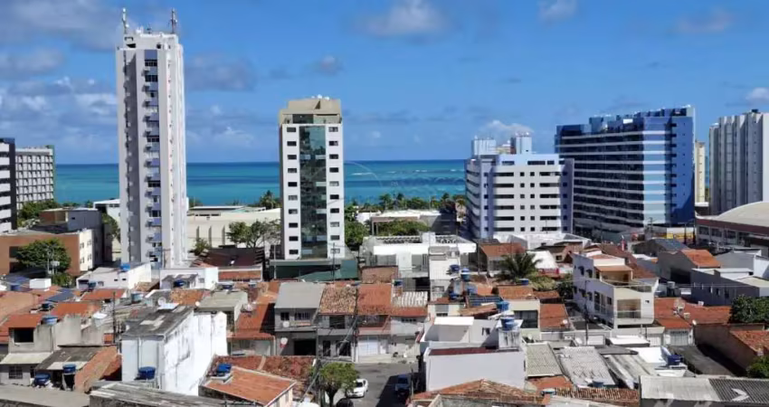 Apartamento mobiliado 2 quartos - 57m² - andar alto - vista mar - edf duetto